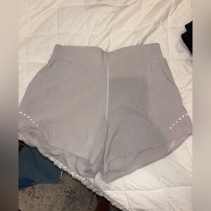 lululemon athletica Light Gray Athletic Shorts